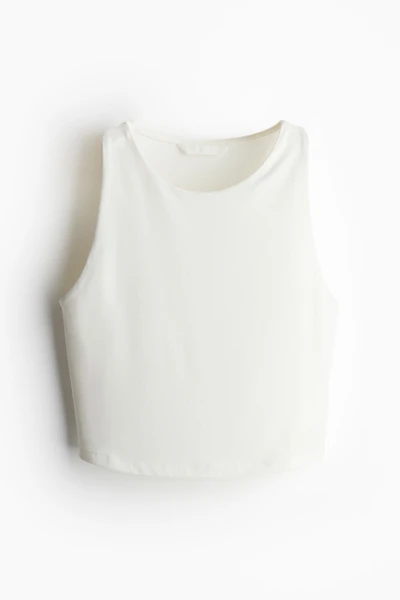 Cropped Microfiber Tank Top