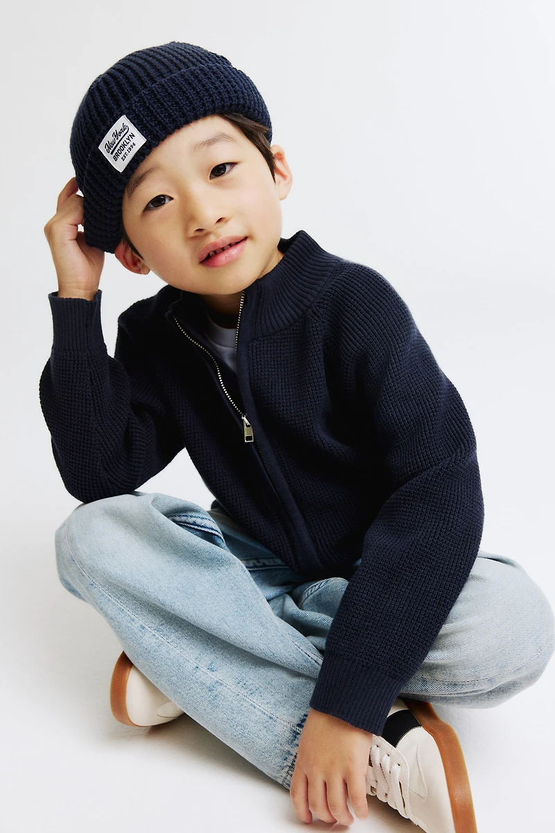 Gilet à fermeture éclair en coton