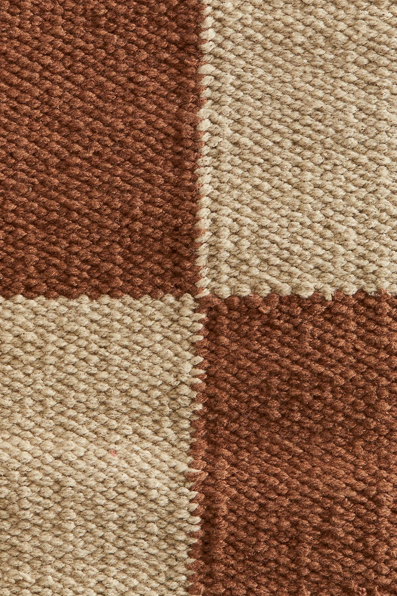 Checked Cotton Rug