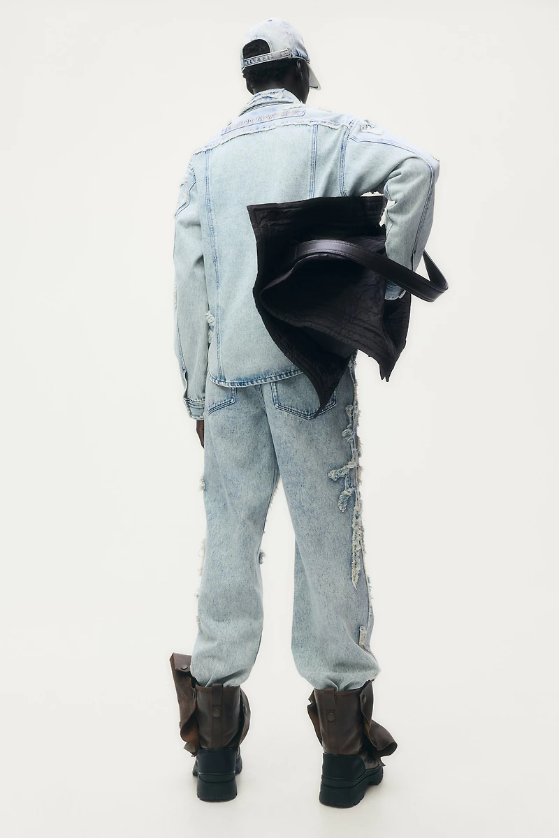 Distressed-Look Jeans