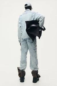 Distressed-Look Jeans