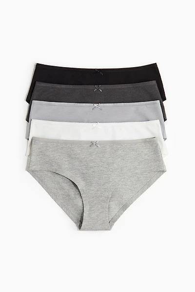 5-Pack Cotton Hipster Briefs
