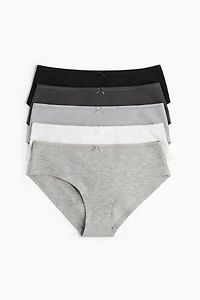 5-Pack Cotton Hipster Briefs