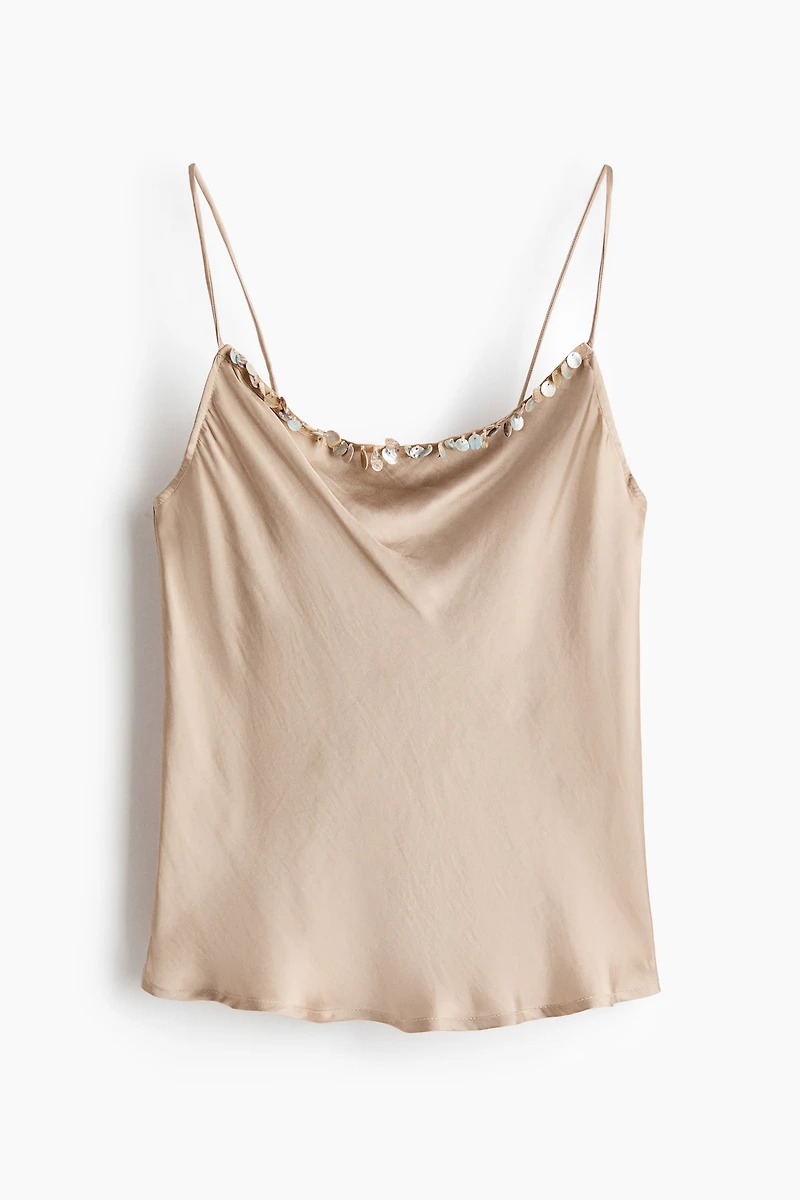 Embellished Strappy Top