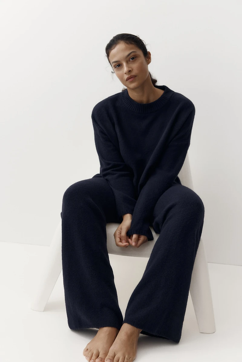 Fine-knit Pants