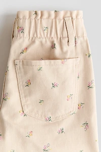 Daisy Wide Leg Paper-Bag Jeans