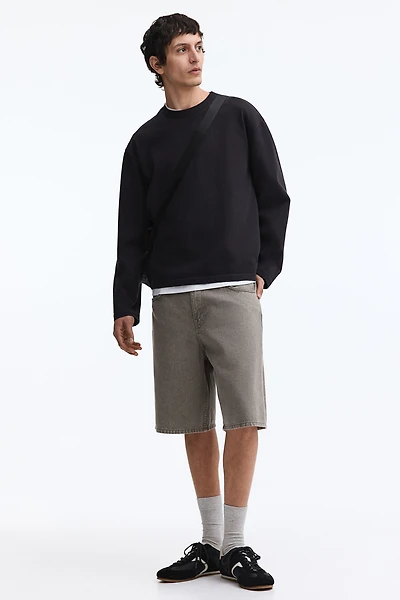 Relaxed Denim Shorts