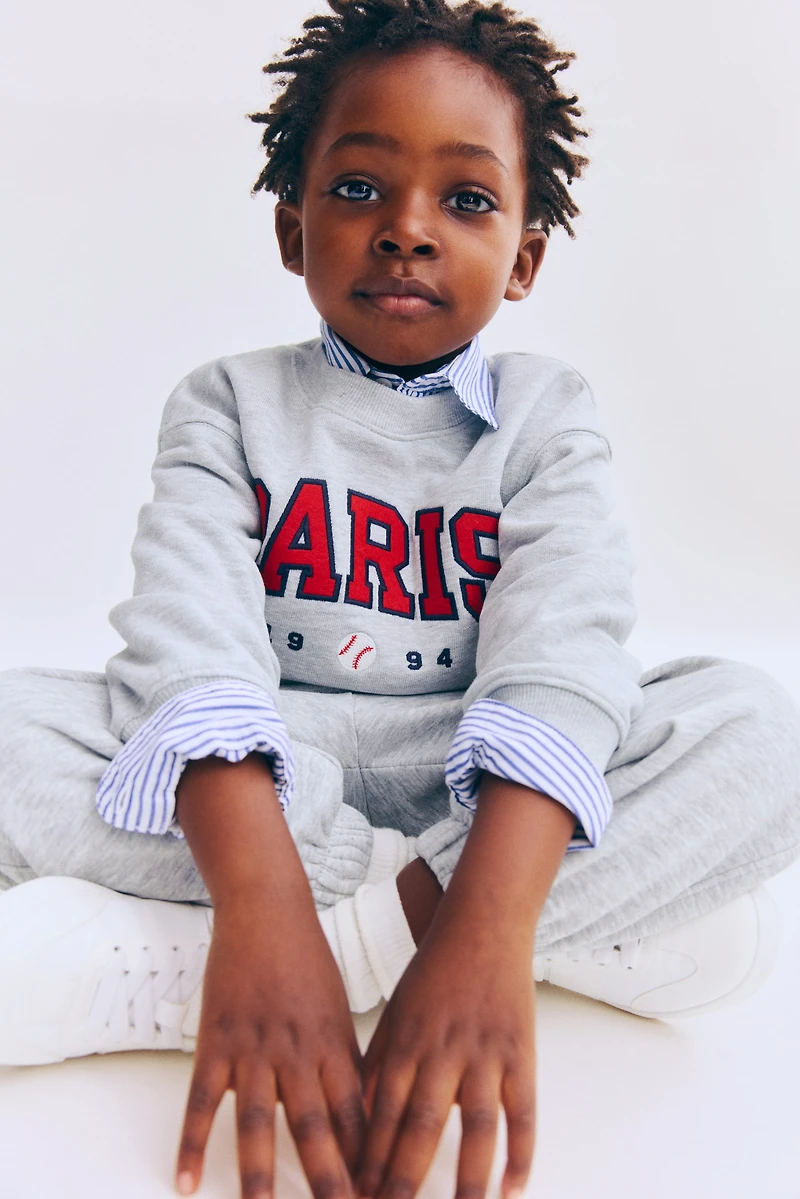 Chandail ras-du-cou imprimé