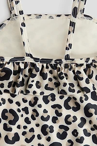 Flounce-Trimmed Swimsuit