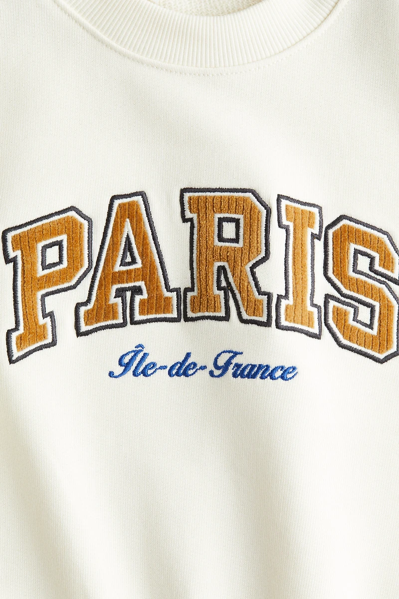 Chandail ras-du-cou imprimé