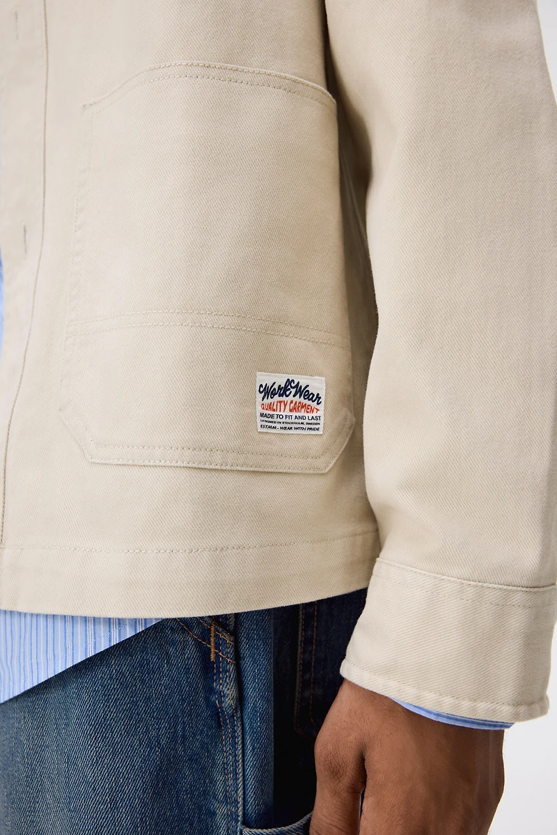 Loose-Fit Utility Overshirt