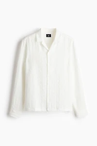 Chemise classique à col cubain