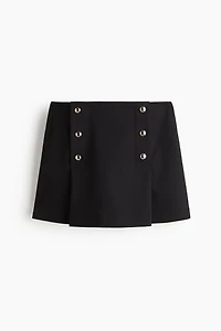 Button-Front Skort