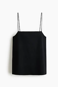 Haut en fin tricot à bretelles fines