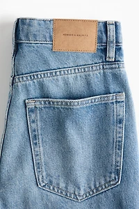 Jean droit taille haute