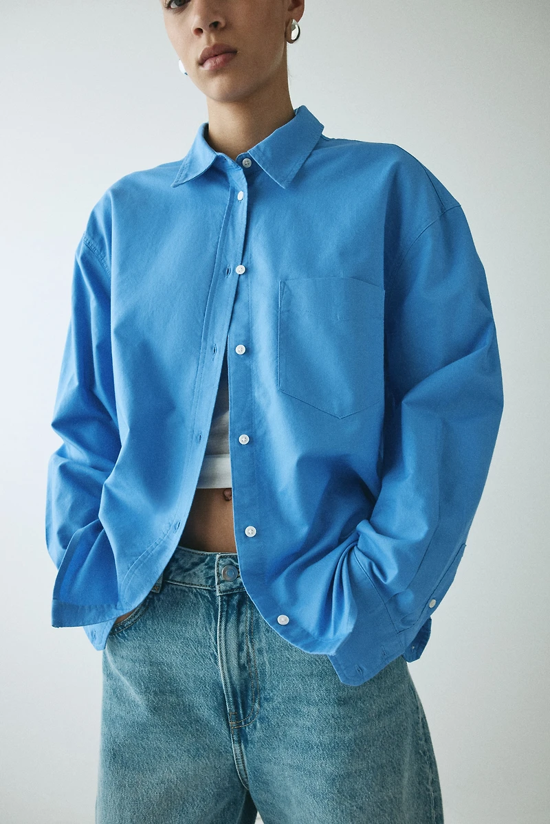 Oversized Poplin Shirt