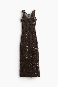 Sequined Net Dress
