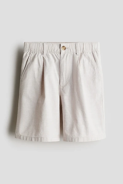 Short coutil en coton