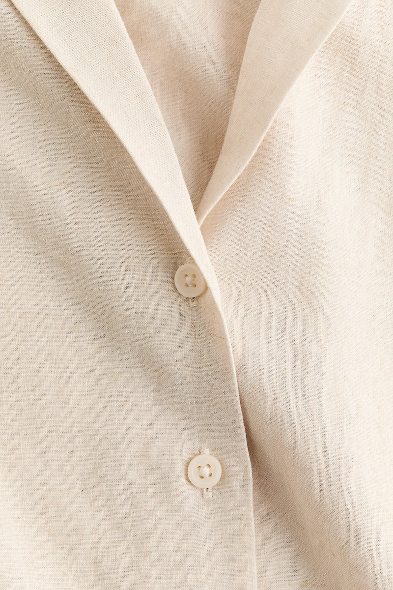 Linen-Blend Resort Shirt