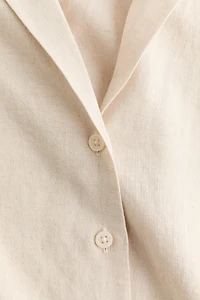 Linen-Blend Resort Shirt