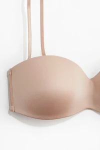 Padded Microfiber Bandeau Bra