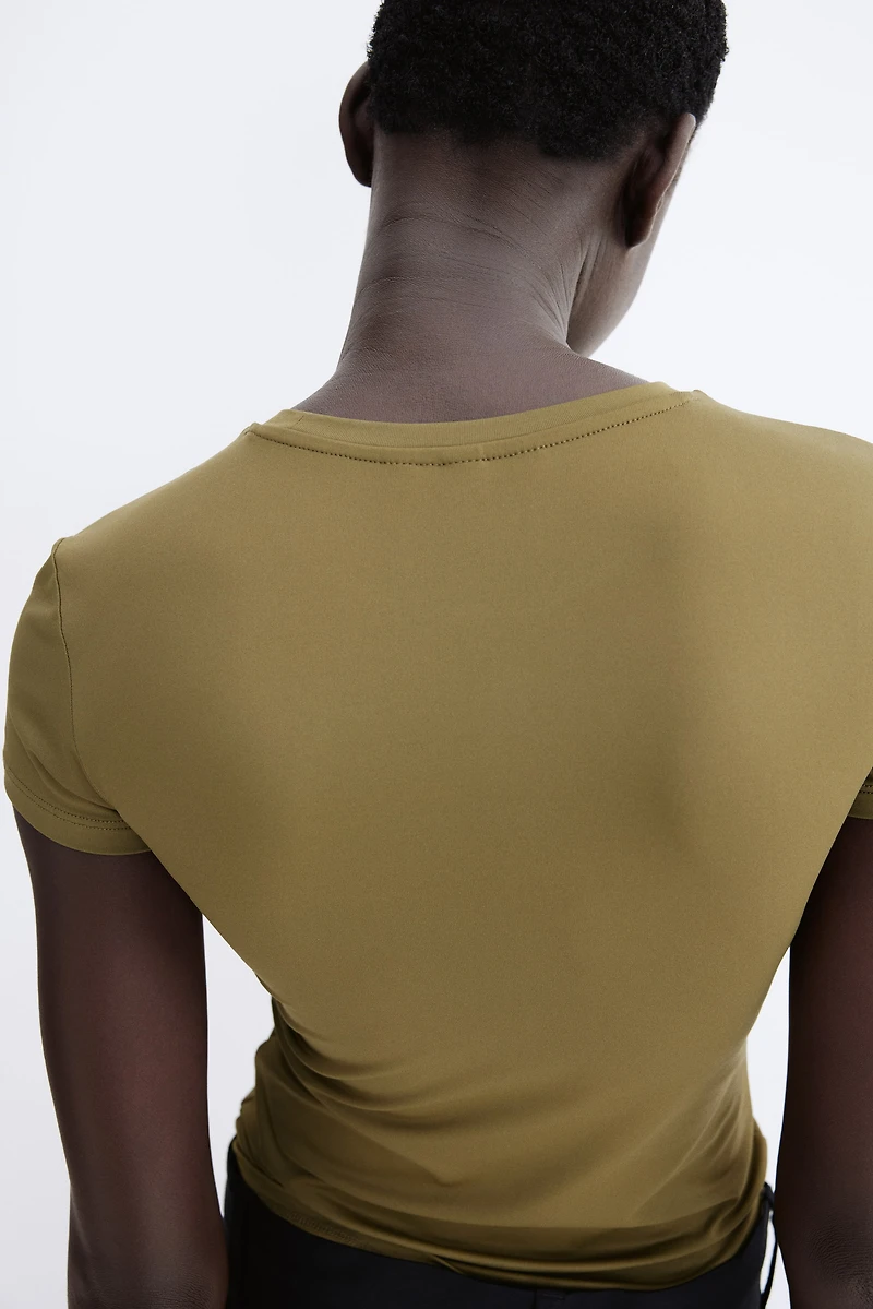 Fitted Microfiber T-shirt