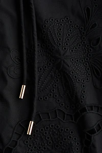 Dress with Eyelet Embroidery