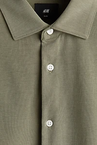 Four-Way Stretch Slim-Fit Shirt