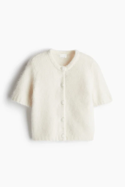 Mohair-Blend Cardigan