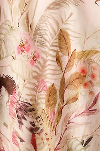 Flared Viscose-Blend Skirt