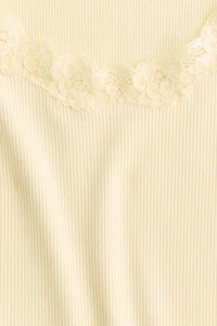 Lace-Trimmed Viscose-Blend Tank Top