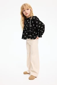 Textured Jersey Blouse