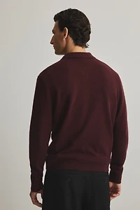Regular-Fit Wool Polo Shirt