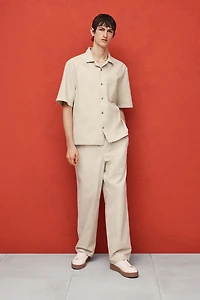 Regular Fit Textured resort shirt