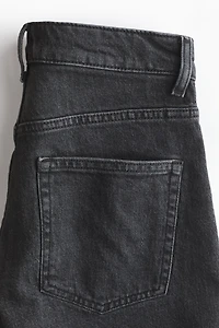 High-Waist Denim Shorts