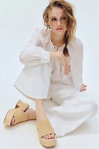 Espadrilles à talon