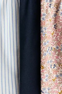 3-Pack Printed Cotton Dresses