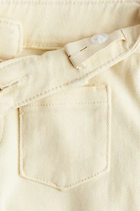 Flared Twill Pants