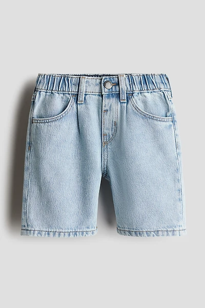Knee-length Denim Shorts