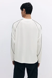 Loose-Fit Mesh Shirt