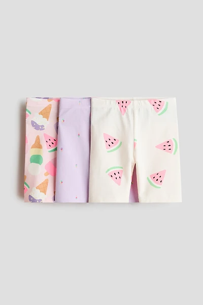 3-Pack Cotton Bike Shorts