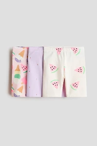 3-Pack Cotton Bike Shorts