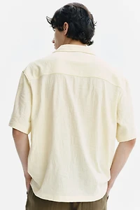 Chemise décontractée en jersey jacquard