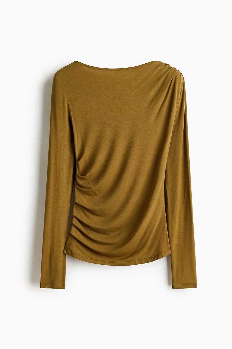 Draped Viscose Top