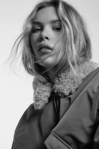 Blouson aviateur avec col