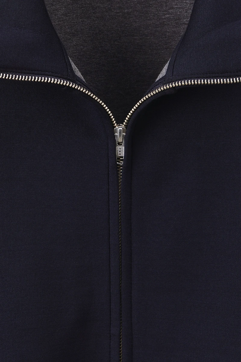 Loose-Fit Scuba Track Jacket