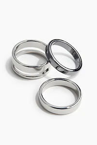 Lot de 3 bagues