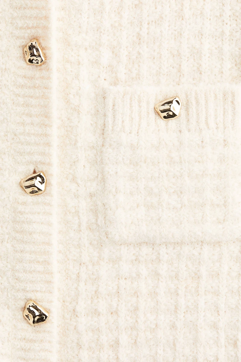 MAMA Structured-Knit Cardigan