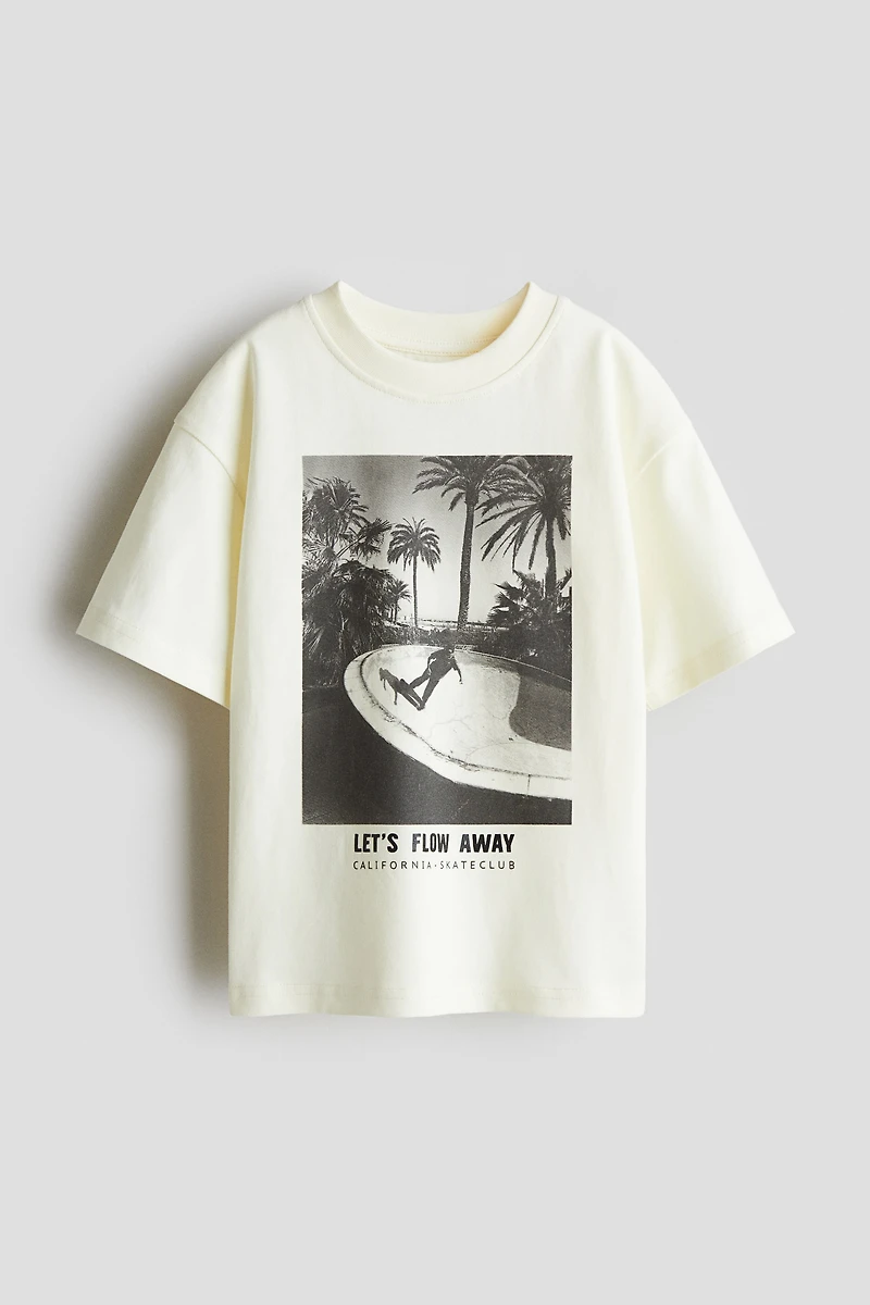 T-shirt ample imprimé