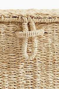 Seagrass Storage Basket with Lid